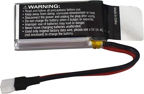 Miniatura 4 de Accesorios 5 unids 3.7 V 350 mAh batería de litio con 5 en 1 cargador para UDIRC D33 U12S U12 Control remoto helicóptero piezas de repuesto