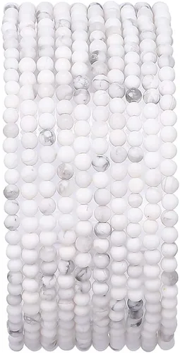 Miniatura 68 de BEADIA Cuentas redondas de piedra natural de jade de amazonita semipreciosas sueltas para hacer joyas 6MM 61PCS Amazonita Jade