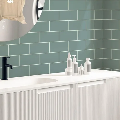 Miniatura 15 de Adhesivo de vinilo para pared de transferencia de ladrillos para decoración del hogar, despegar y pegar, calcomanías autoadhesivas para salpicaduras
