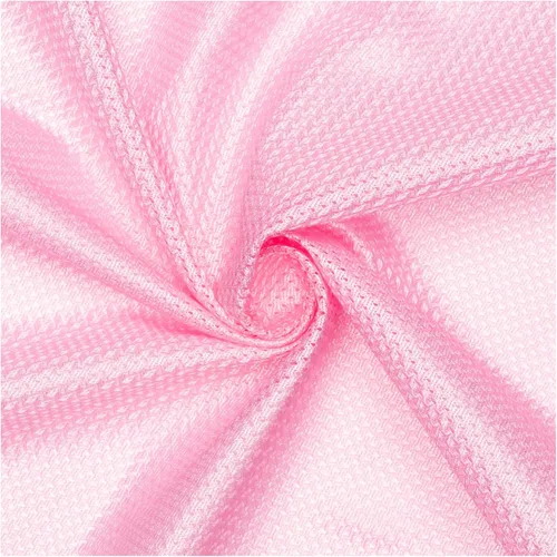 Pico Textiles 1 yarda - Tela de jersey de micromalla de poliéster rosa bebé - 60 pulgadas de ancho - Vendida por yarda - Agujeros pequeños - Tela de