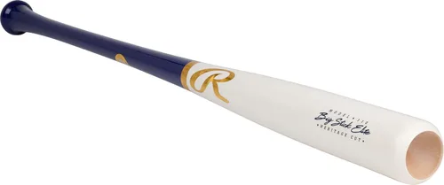 Miniatura 3 de Rawlings Bate de béisbol de madera Big Stick Elite Arce/Abedul/Opciones compuestas Natural/Azul Marino 110 Abedul
