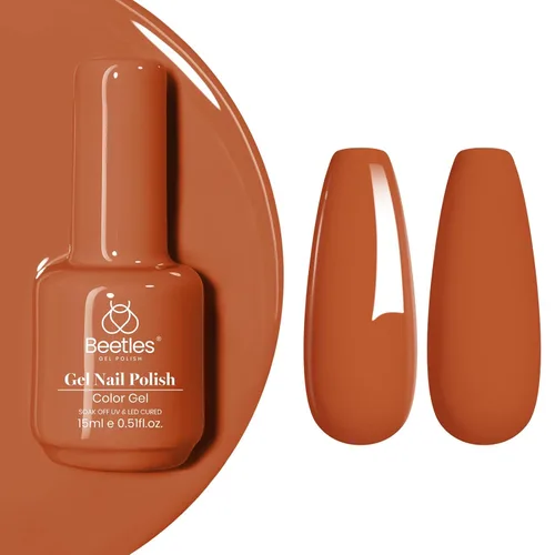 Miniatura 112 de Beetles - Esmalte de uñas de gel verde luminoso que brilla en la oscuridad, esmalte de uñas de gel que se absorbe con lámpara LED UV, arte de uñas