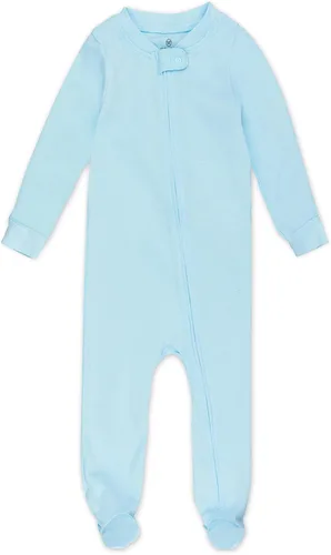 Miniatura 3 de HonestBaby Paquete de 2 pijamas de algodón orgánico con pies ajustados para bebé