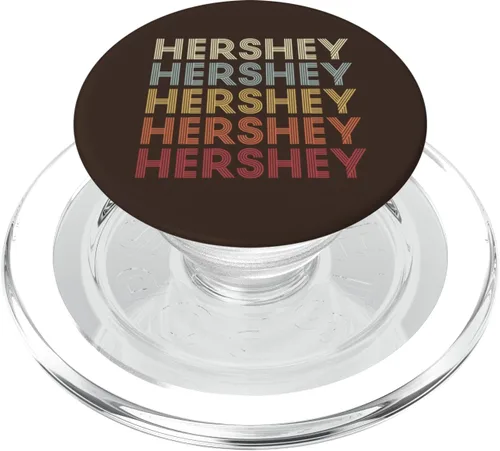 Miniatura 7 de Hershey Pennsylvania Hershey PA Retro PopSockets de texto vintage intercambiable PopGrip