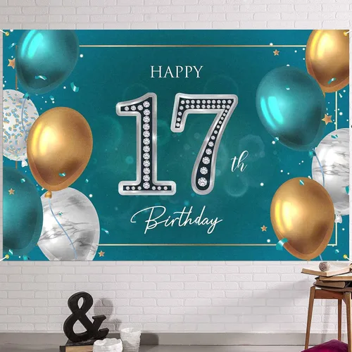 Miniatura 13 de HAMIGAR Fondo de pancarta de feliz cumpleaños número 10 de 6 x 4 pies, decoraciones de cumpleaños de 10 años, suministros de fiesta para niñas