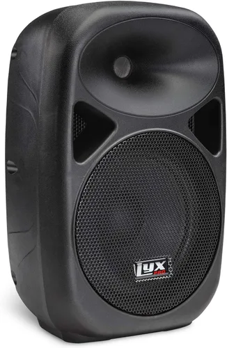 LyxPro SPA-10 - Altavoz PA portátil de 10 pulgadas alimentado activo, sistema amplificador compacto, ligero y potente con ecualizador, Bluetooth