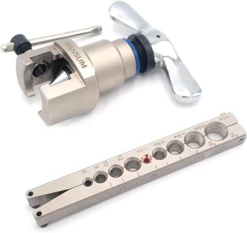 Miniatura 3 de HANSUM Kit de Herramientas de Abocinado de Línea de Freno Expansor Conformador de Tubería HVAC Reparación Cono Excéntrico Refrigeración para Tubo