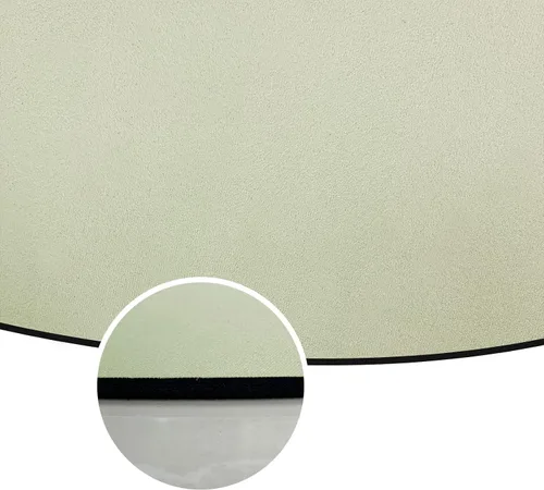 Miniatura 6 de ABREEZE Esterilla de meditación de flores grandes irregulares antideslizante redonda Pilates Yoga Mat de goma natural con superficie de gamuza
