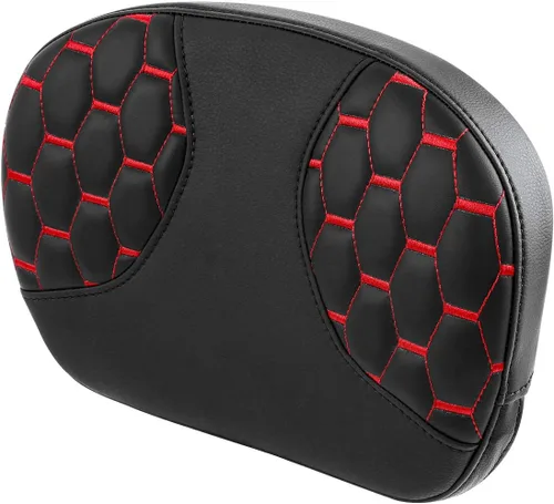 Miniatura 9 de C.C. RIDER Rubicon - Almohadilla desmontable para respaldo de barra de pasajero para Harley Touring Road King Street Glide Electra Glide 1994-2021