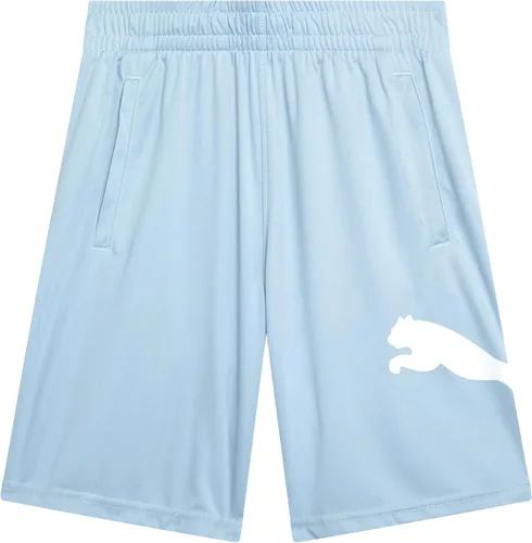 Miniatura 15 de PUMA Pantalones cortos deportivos para niños, de secado rápido, transpirables, entrelazados, con bolsillos (tallas 4-20)