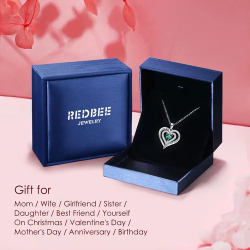 Miniatura 5 de Birthstone Jewelry Necklace for Women on Birthday Anniversary Presents for Wife Women Necklaces for Valentine's Day, Christmas, Mother's Day