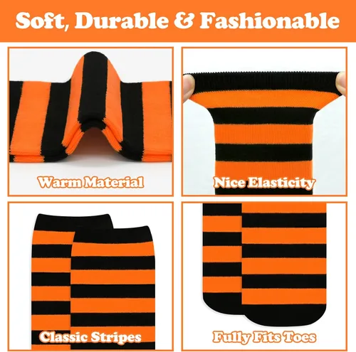 Miniatura 3 de Calcetines de fútbol para niños, calcetines de fútbol para niñas, calcetines de fútbol para niños, calcetines de tubo con rayas para niños pequeños
