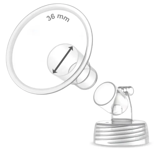 Miniatura 35 de Maymom Brida ancha compatible con bomba Spectra S1 S2, 0.748 in, 1 unidad Una brida transparente