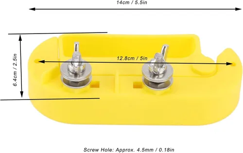 Miniatura 2 de Interruptor de valla eléctrica, interruptor de corte Interruptor eléctrico de valla de plástico de un solo polo, tensor de alambre de valla