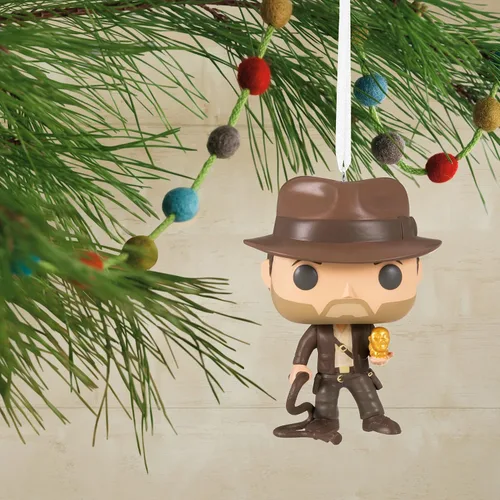 Miniatura 5 de Adorno coleccionable de Hallmark Indiana Jones Funko POP! para Navidad
