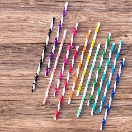 Miniatura 4 de Cupture popotes 12 Color Striped