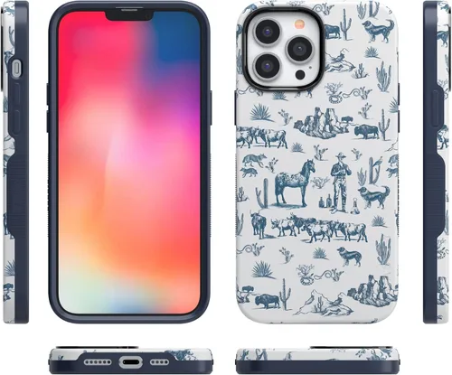 Miniatura 7 de Funda Casely para iPhone 13 Pro Aventura en el Salvaje Oeste Desierto Compatible con MagSafe Diseño Protector Audaz