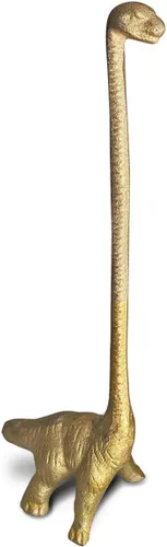 Miniatura 13 de WallCharmers Soporte para toallas de papel dorado, soporte de papel higiénico o de cocina de metal para piso o encimera, rana dorada