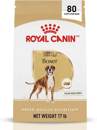 Royal Canin Breed Health Nutrition Boxer - Alimento seco para perros adultos, bolsa de 17 libras