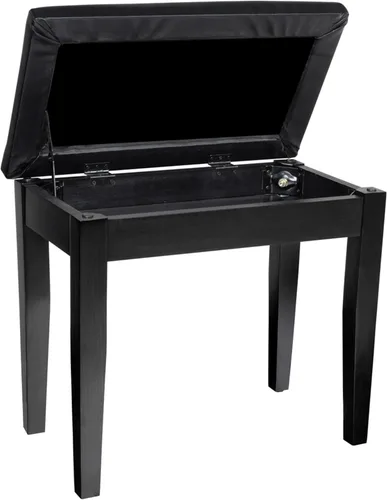 Miniatura 5 de Roland PB1 - Banco de piano con compartimento de almacenamiento, paquete negro con pedal de sostenimiento