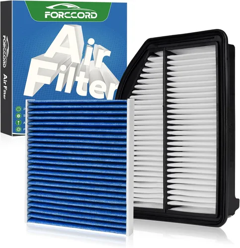 Miniatura 23 de Kit de filtro de aire de motor y de cabina Forccord Compatible con Honda Civic 1.5L 2016 2017 2018 2019 2020 2021 Filtro de cabina de carbón