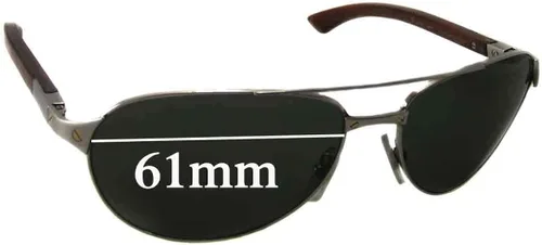 Miniatura 3 de Sunglass Fix Cartier Dumont - Lentes de repuesto compatibles con marcos Cartier Dumont de 2.402in
