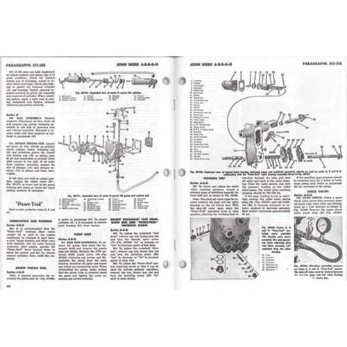 Miniatura 3 de RAParts SMJD4 ITJD4 JD-4 JD4 Nuevo manual de taller para tractor John Deere A B D G H M MT