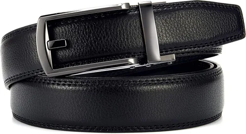 Miniatura 5 de CHAOREN Mens Dress Belt - Ratchet Belt Leather 1 14" Comfort Click - Perfect Companion to Mens Dress Shoes