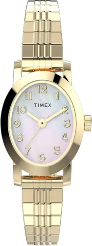 Miniatura 7 de Timex Cavatina - Reloj para mujer, esfera de nácar con caja dorada