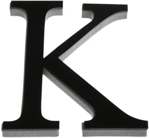 Miniatura 22 de Pegatinas de pared para pared, calcomanías para el hogar, 26 letras 3D, calcomanías de arte acrílico, decoración del hogar Y