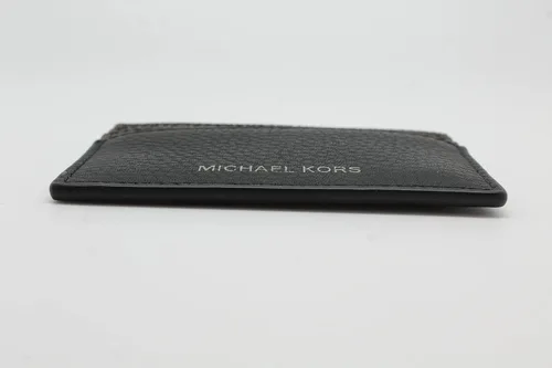 Miniatura 4 de Michael Kors Cooper - Funda para tarjetas altas para hombre, color marrón y negro