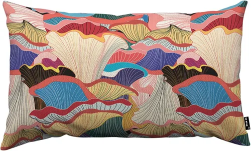Miniatura 7 de TKS MITLAN Fundas de almohada abstractas con ondas 18 x 18 pulgadas, fundas de almohada decorativas con gradiente azul de agua de mar, ondas
