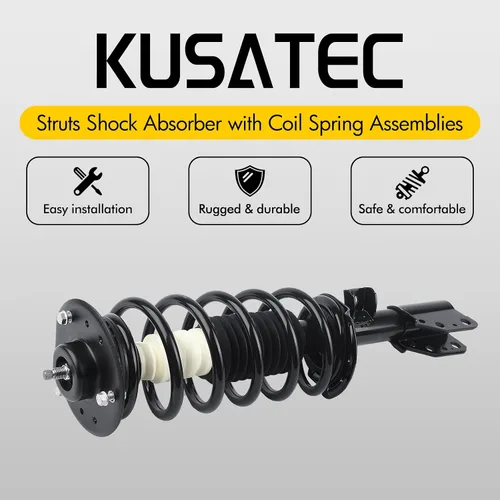 Miniatura 2 de KUSATEC Par delantero completo de amortiguadores de amortiguadores para 2005-2006 Chevy Equinox, 2006 Pontiac Torrent, 172210 172209 amortiguadores