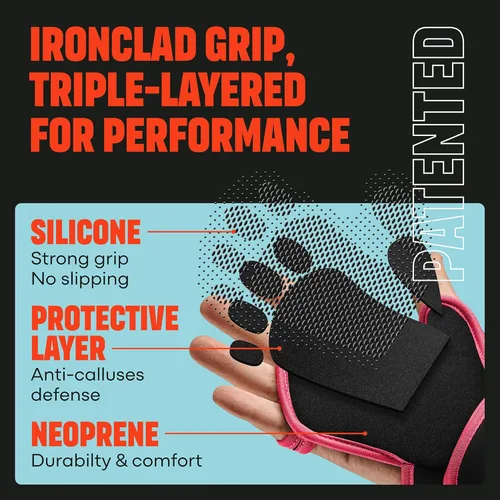 Miniatura 4 de MAVA Guantes de gimnasio abiertos para hombres y mujeres; Guantes acolchados para levantamiento de pesas con soporte de muñeca para mayor comodidad