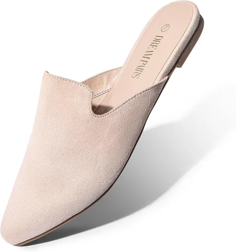 Miniatura 4 de DREAM PAIRS Mocasines planos sin espalda con punta puntiaguda para mujer