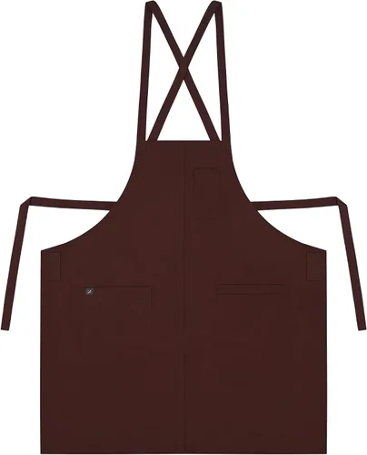 Miniatura 20 de a mont Delantales de chef para mujeres y hombres (protector seco estándar AA2095 y AA2095X) - Delantal con correa para el cuello con bolsillos de 33