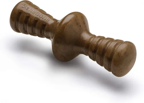 Miniatura 14 de Benebone Bacon Stick - Juguete masticable duradero para perros masticadores agresivos, tocino real, fabricado en Estados Unidos, mediano