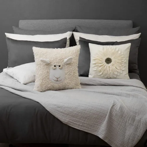 Miniatura 8 de OiseauVoler Fundas de almohada decorativas bordadas, fundas de cojín de martín pescador floral para el hogar, cama, sofá, hogar, oficina, decoración