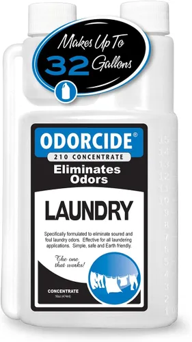 Odorcide Concentrado Eliminador de Olores para Ropa con Aroma a Lino Fresco para Olores Fuertes, para Todo Tipo de Lavandería – Neutralizador de