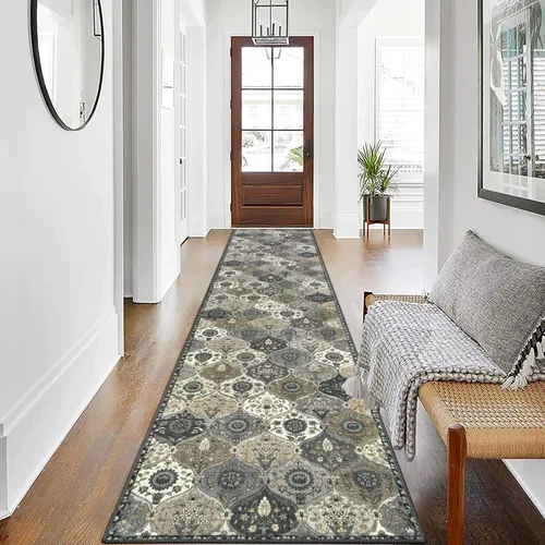 Miniatura 84 de Lahome - Alfombra de marroquí tejida, alfombra para cocina, pasillo, antideslizante, pasillo para entrada, pasillo de lavadero, dormitorio, 274 x
