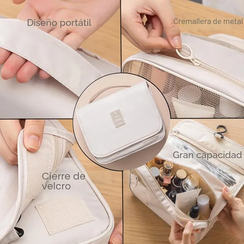 Miniatura 6 de Neceser con 4 colos, Beige, Minimalista