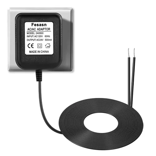 Miniatura 8 de Adaptador de Cable C para Termostato Inteligente, Fuente de Alimentación de CA de 24V, Compatible con Nest Hello August Ring Timbre de Puerta