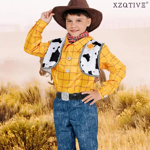 Miniatura 3 de XZQTIVE Cinturones de cuero genuino para niños y niñas, cinturones de vaquero occidental, cinturones de cuero con grabado