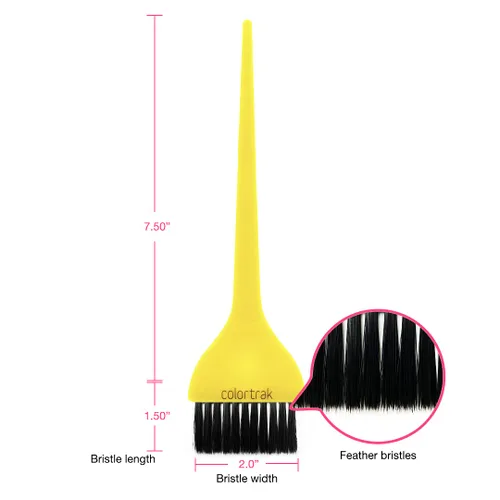 Miniatura 3 de Colortrak Juego de tabla y pinceles balayage, logra el aspecto de balayage, la tabla curva sigue la forma de la cabeza, lados texturizados y lisos