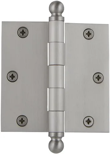 Miniatura 69 de Grandeur Hardware 824304 Bisagra residencial con punta de bellota de 3.5 pulgadas con esquinas de radio de 5/8 pulgadas en peltre antiguo
