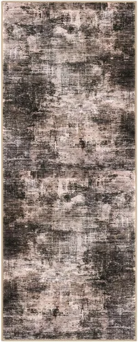 Miniatura 1025 de IOHOUZE Alfombra abstracta lavable de 3 x 12 pies para pasillos, antideslizante para cocina, camino de entrada de lana sintética para interiores