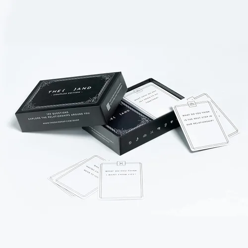 Miniatura 5 de {THE AND} Edición para parejas – 199 tarjetas de conversación significativas para parejas – Preguntas para profundizar la conexión y construir