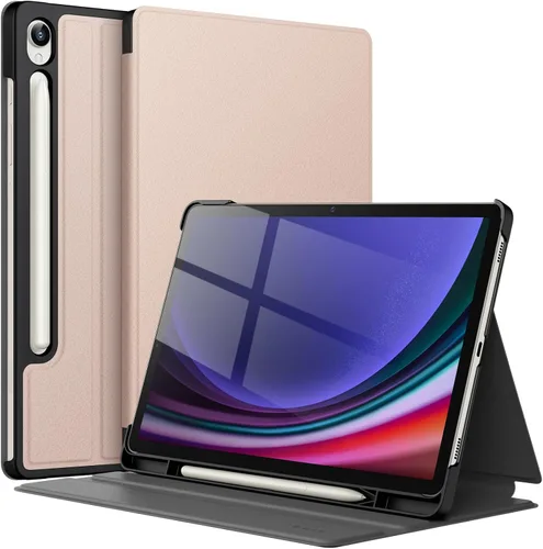 Miniatura 8 de JETech Funda para Samsung Galaxy Tab S9 de 11 pulgadas con soporte para S Pen, funda protectora delgada para tableta, visión multiángulo (negro)