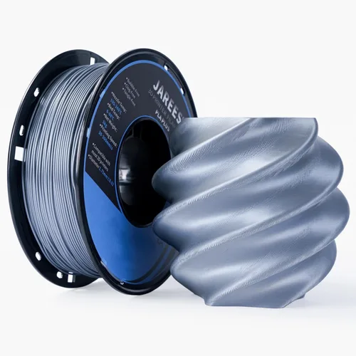 Filamento PLA de seda de 0.069 pulgadas para impresora 3D, filamento de superficie brillante sedosa de 2.2 libras, 1 carrete, filamento de impresora