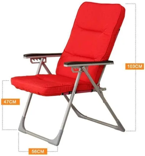 Miniatura 3 de Silla reclinable ergonómica de oficina simple para el hogar, sofá perezoso, silla de dormitorio, silla de computadora, silla plegable, silla